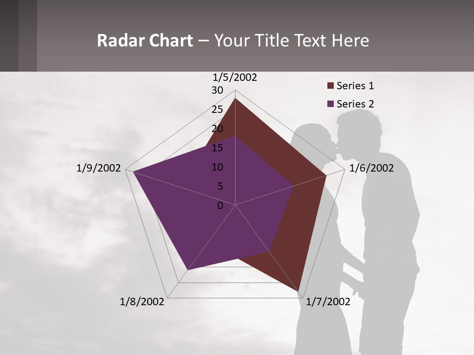 Life Portrait Sand PowerPoint Template
