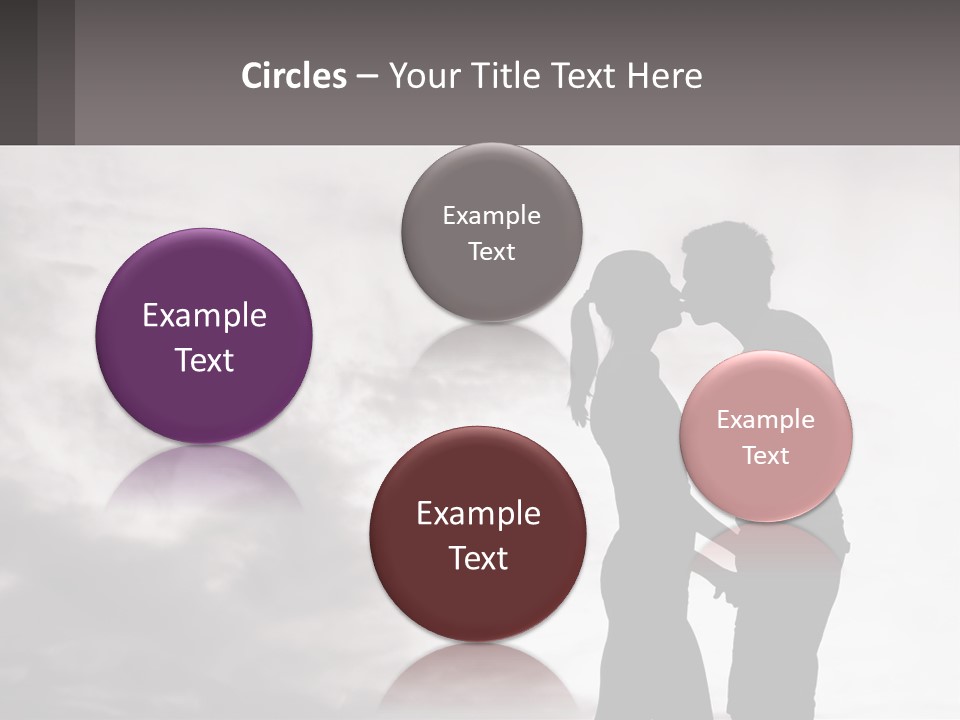 Life Portrait Sand PowerPoint Template