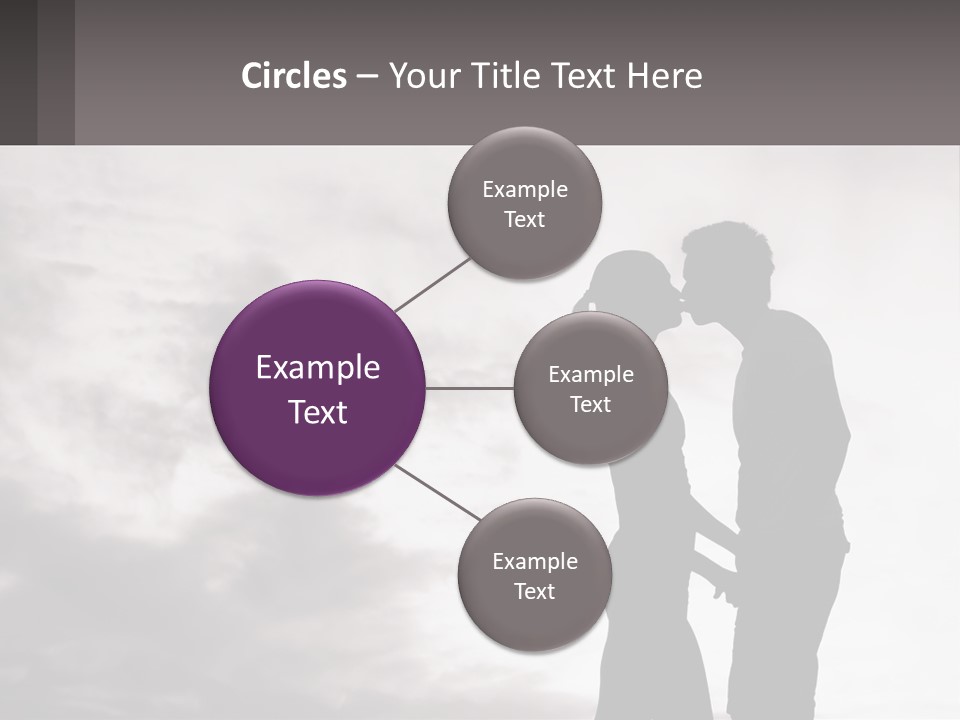 Life Portrait Sand PowerPoint Template