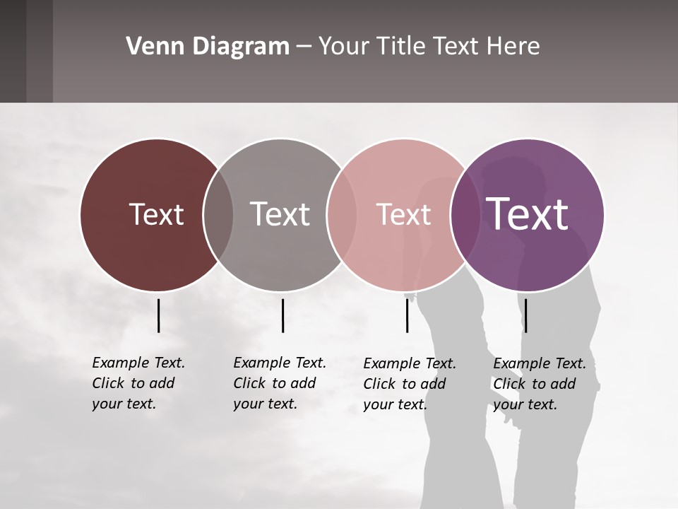Life Portrait Sand PowerPoint Template