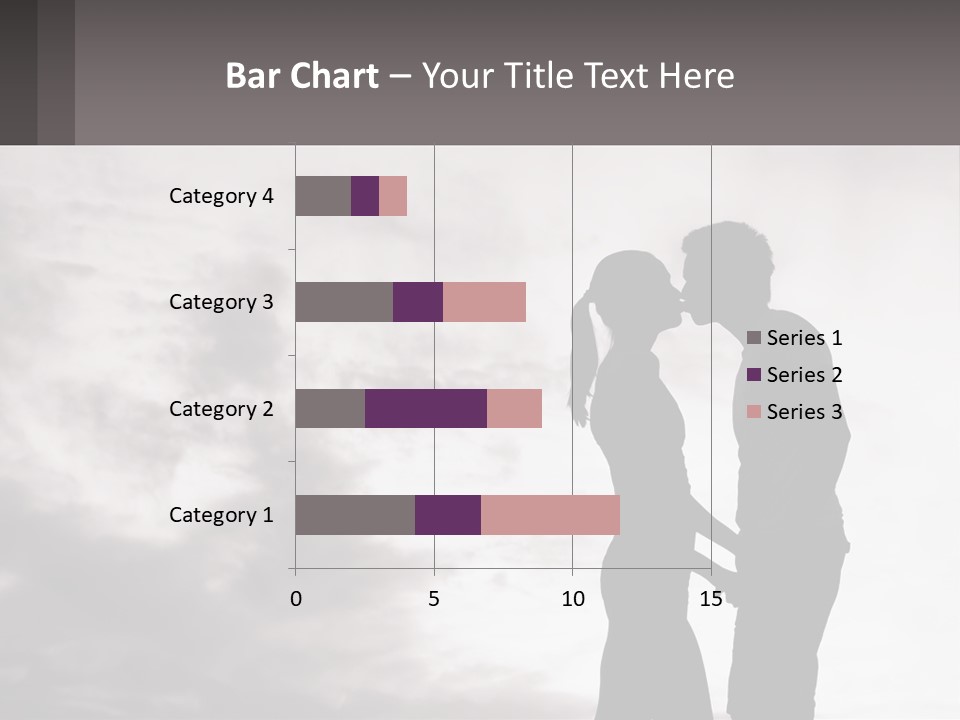 Life Portrait Sand PowerPoint Template