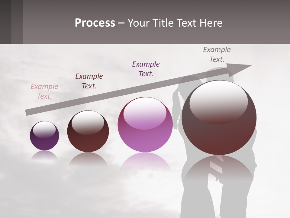 Life Portrait Sand PowerPoint Template