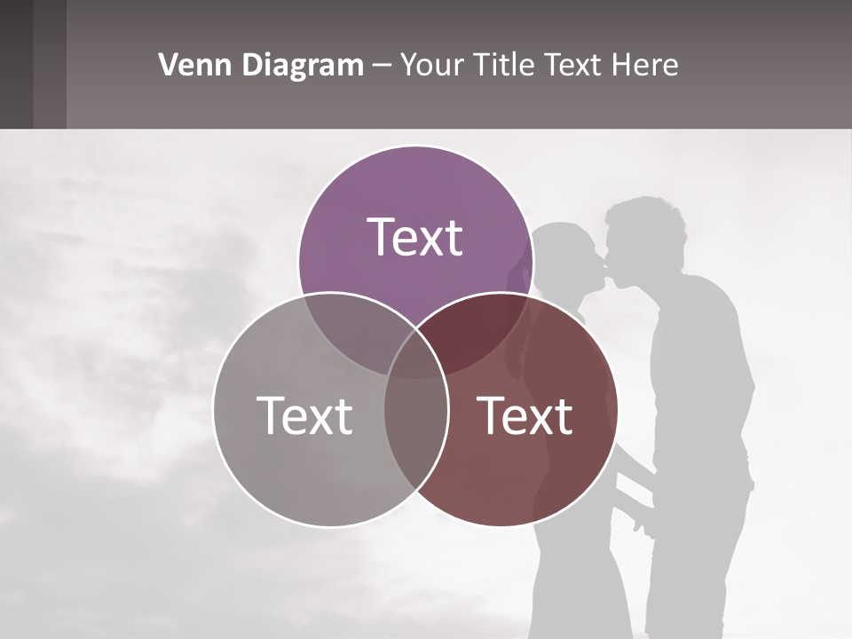 Life Portrait Sand PowerPoint Template