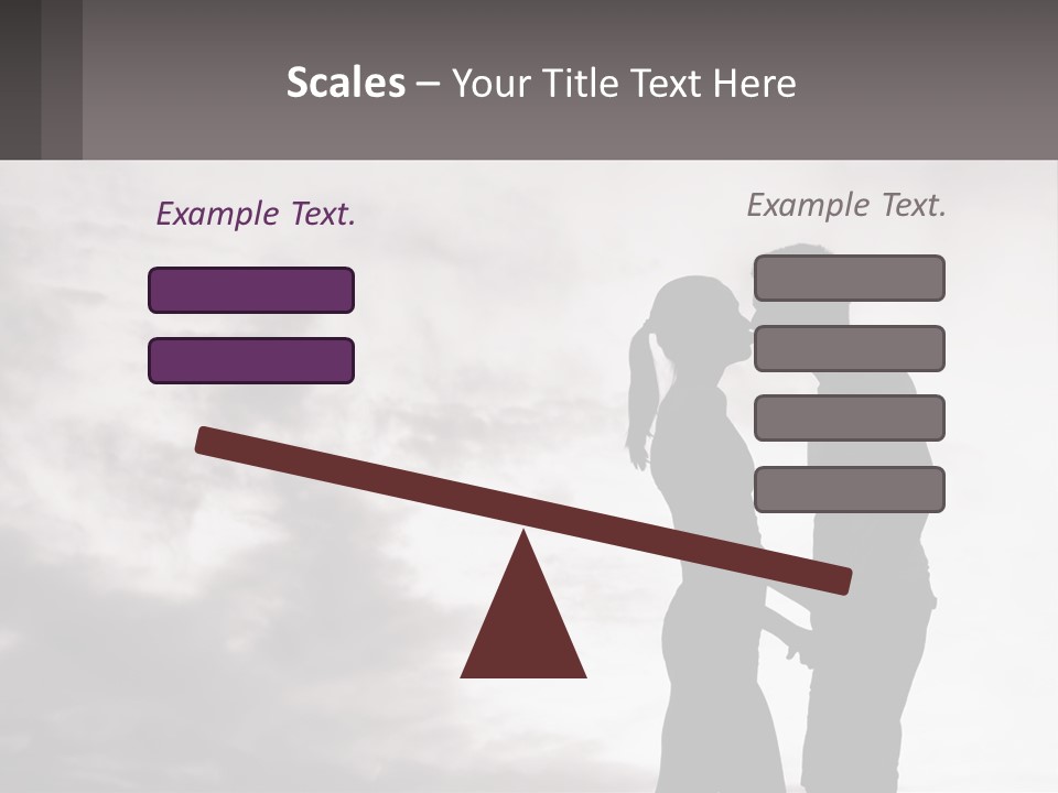 Life Portrait Sand PowerPoint Template