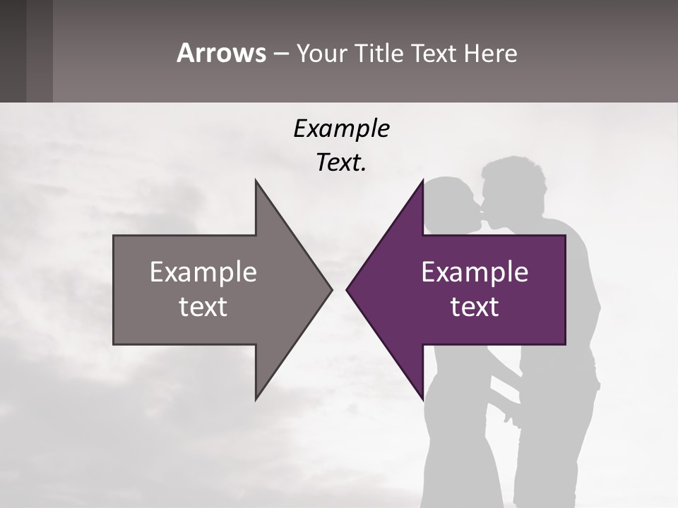 Life Portrait Sand PowerPoint Template