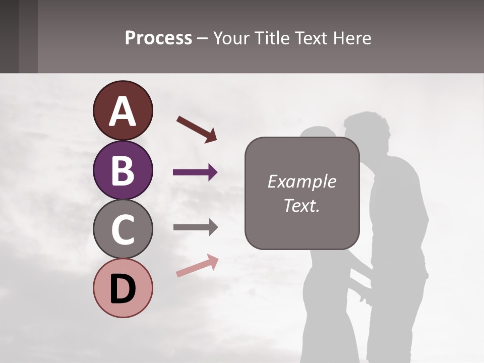 Life Portrait Sand PowerPoint Template