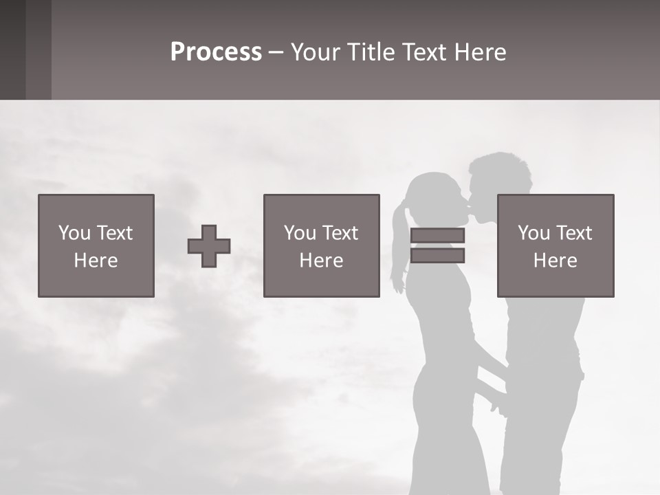 Life Portrait Sand PowerPoint Template