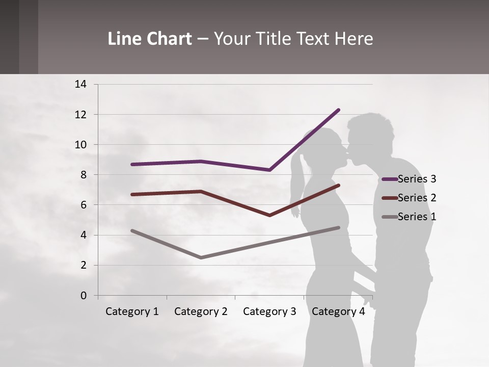 Life Portrait Sand PowerPoint Template