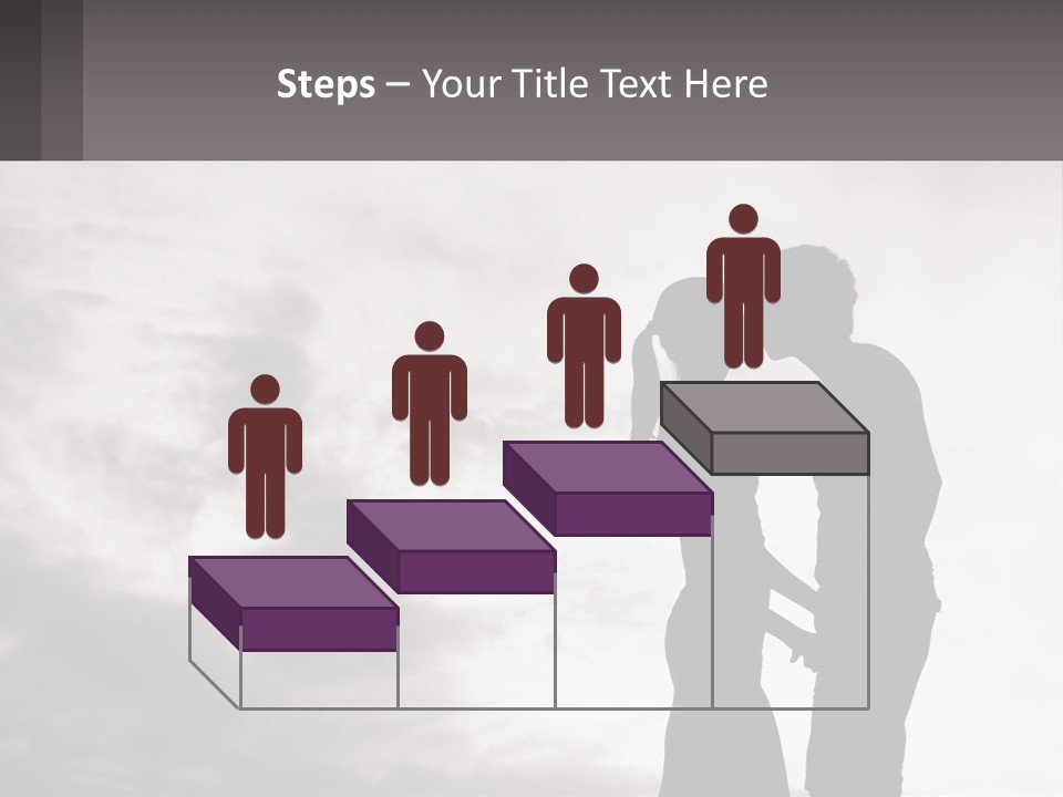 Life Portrait Sand PowerPoint Template