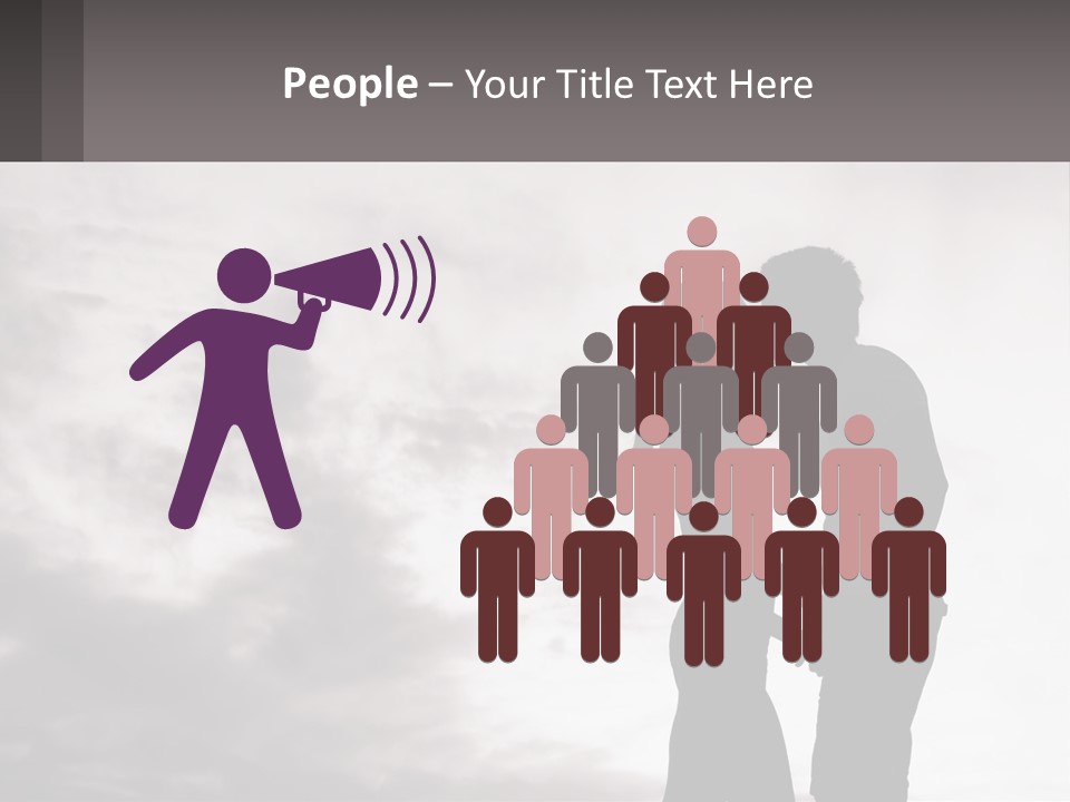 Life Portrait Sand PowerPoint Template