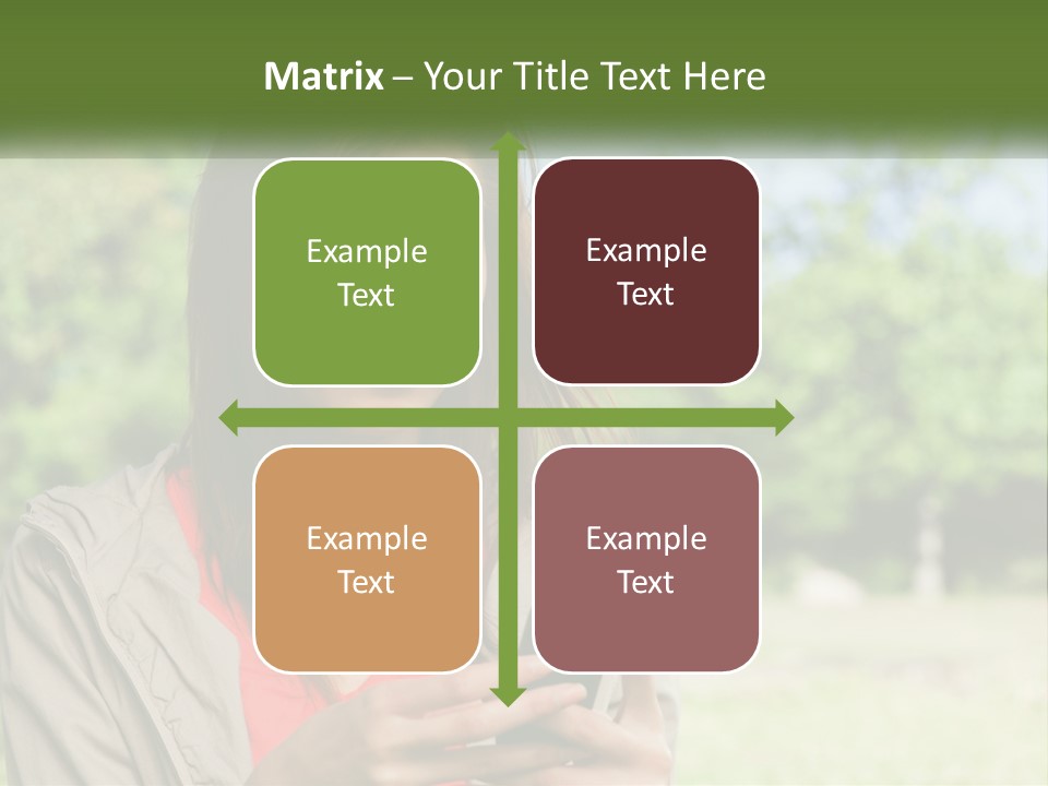 Coast Woman Daughter PowerPoint Template