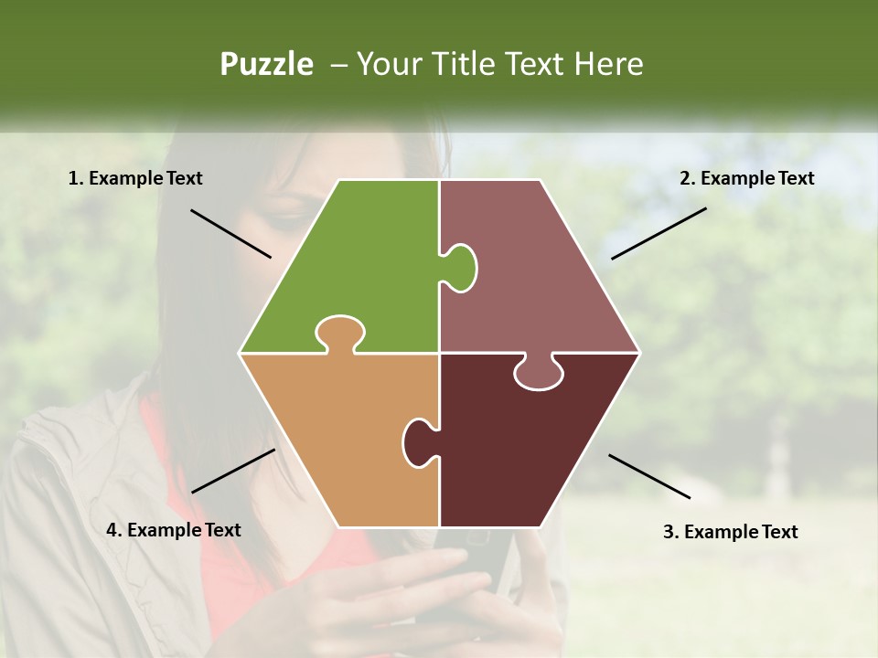 Coast Woman Daughter PowerPoint Template