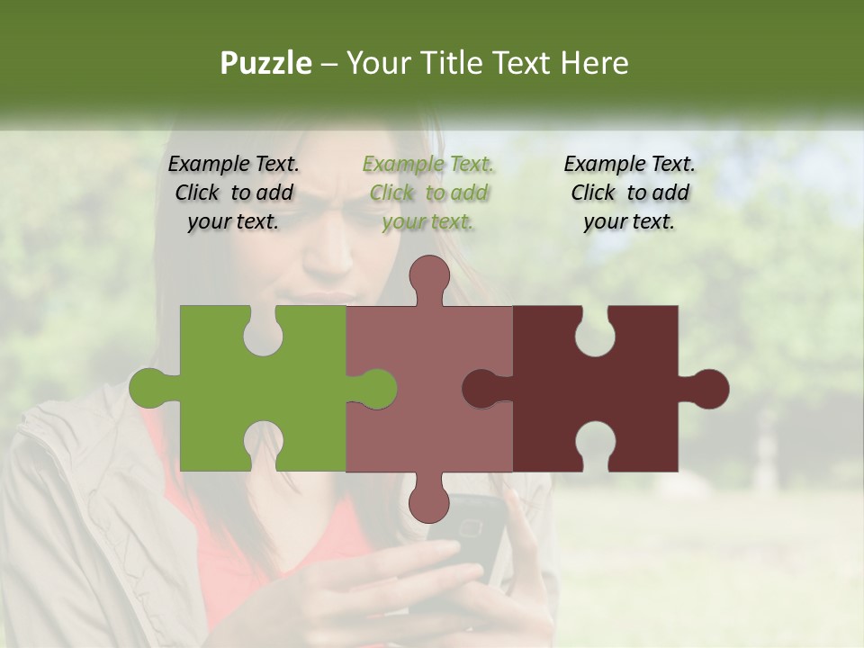 Coast Woman Daughter PowerPoint Template