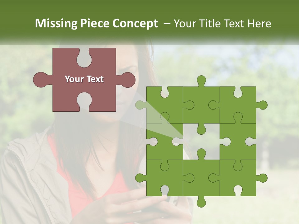 Coast Woman Daughter PowerPoint Template