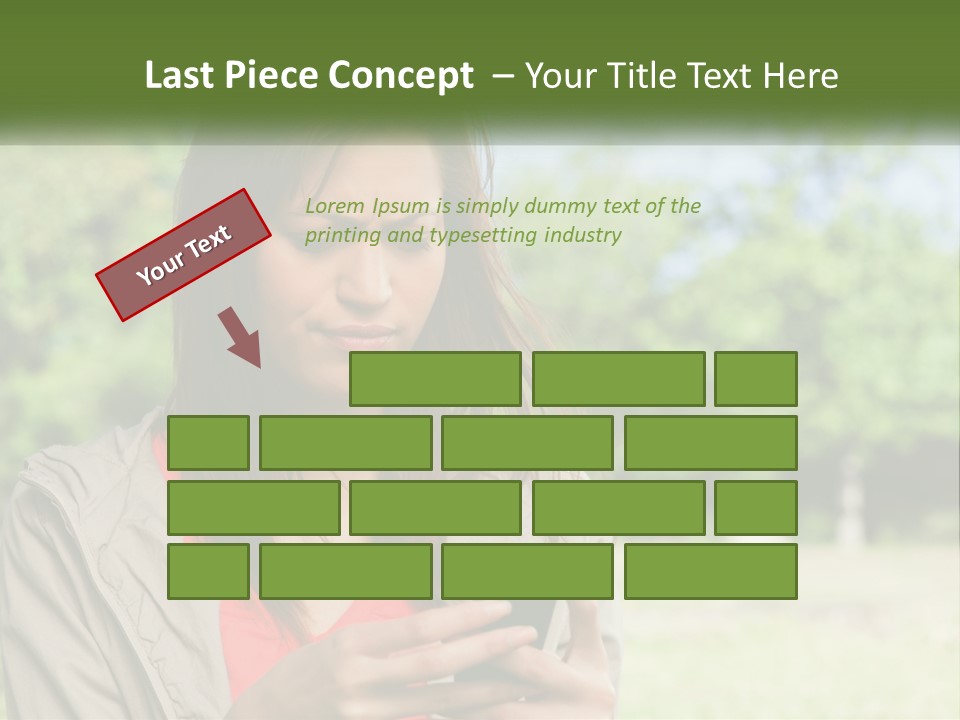 Coast Woman Daughter PowerPoint Template