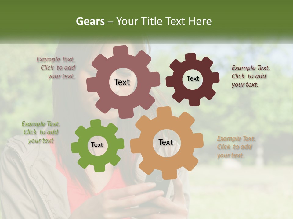 Coast Woman Daughter PowerPoint Template