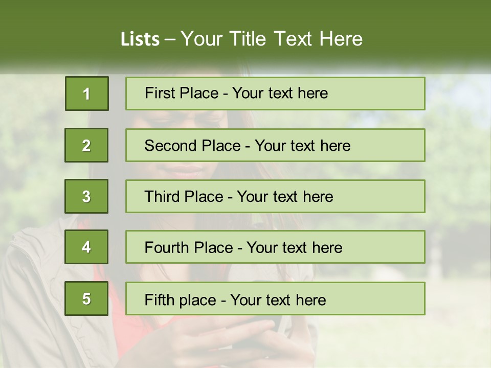 Coast Woman Daughter PowerPoint Template