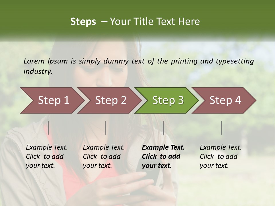 Coast Woman Daughter PowerPoint Template