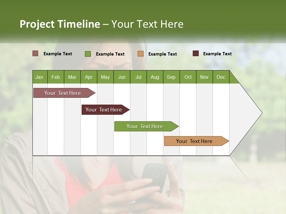 Coast Woman Daughter PowerPoint Template