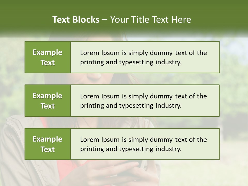 Coast Woman Daughter PowerPoint Template