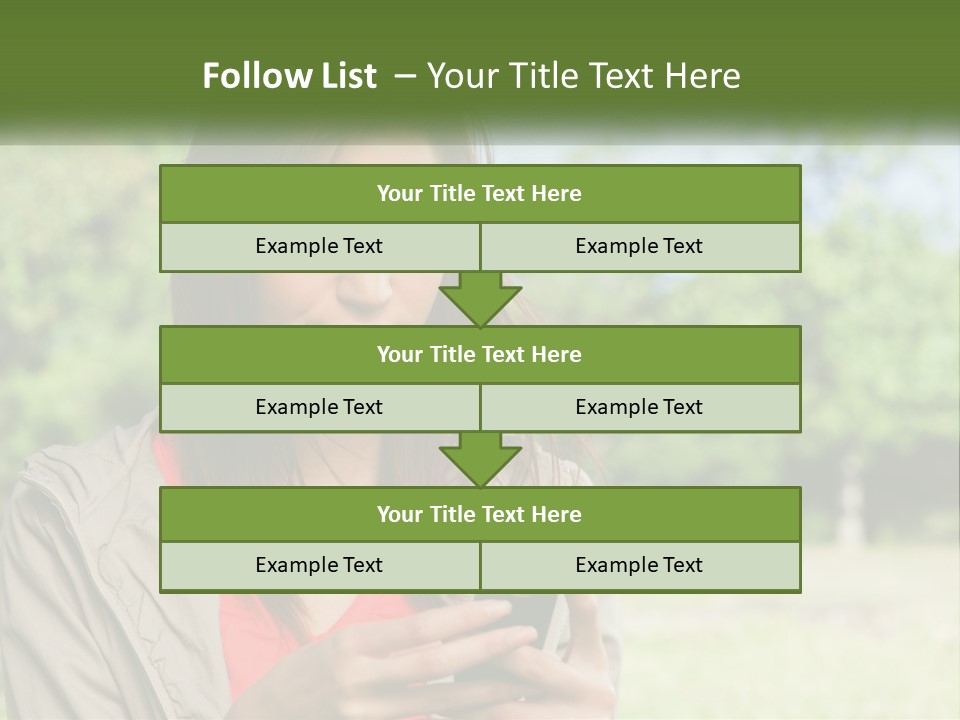 Coast Woman Daughter PowerPoint Template