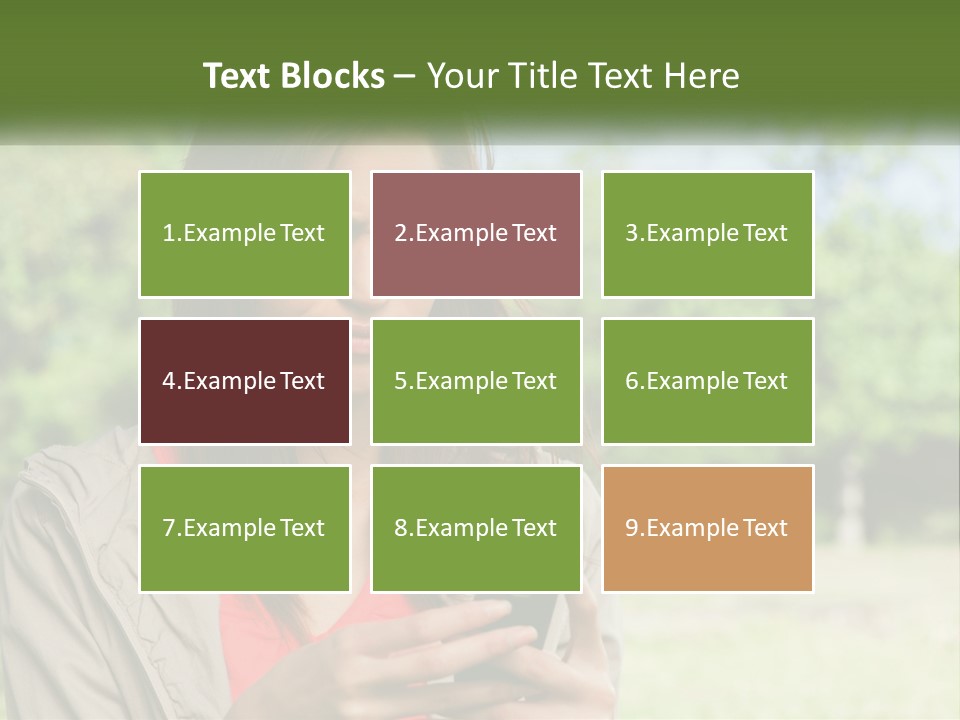 Coast Woman Daughter PowerPoint Template