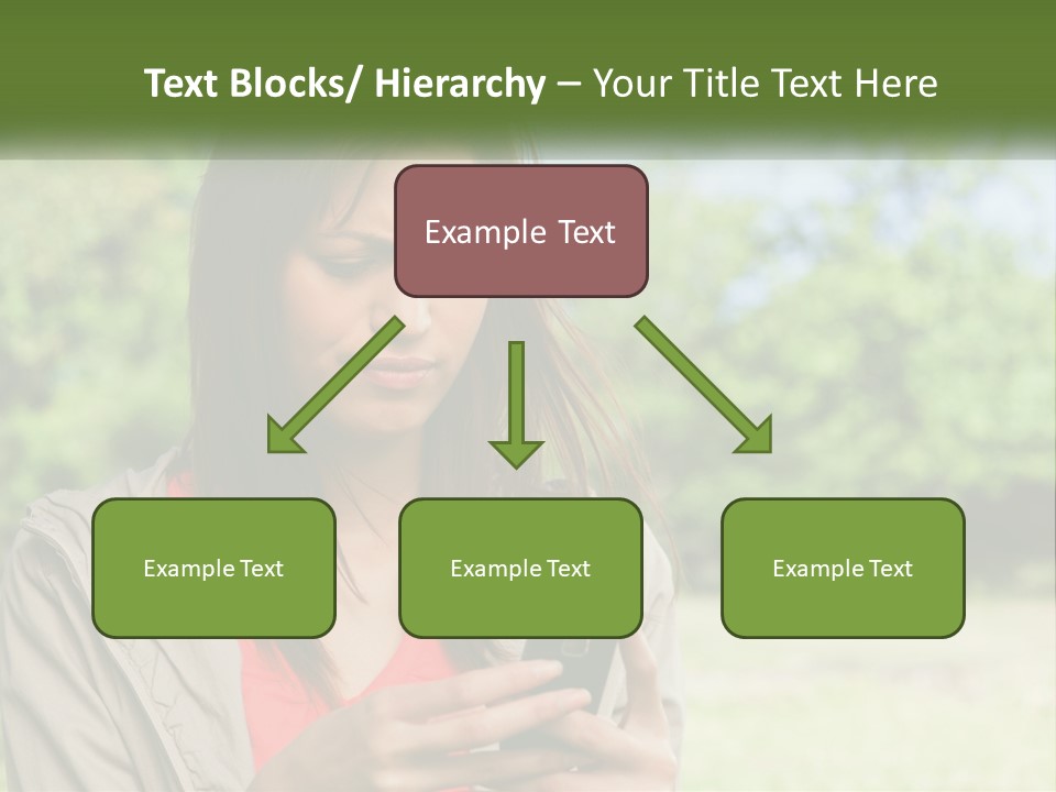 Coast Woman Daughter PowerPoint Template