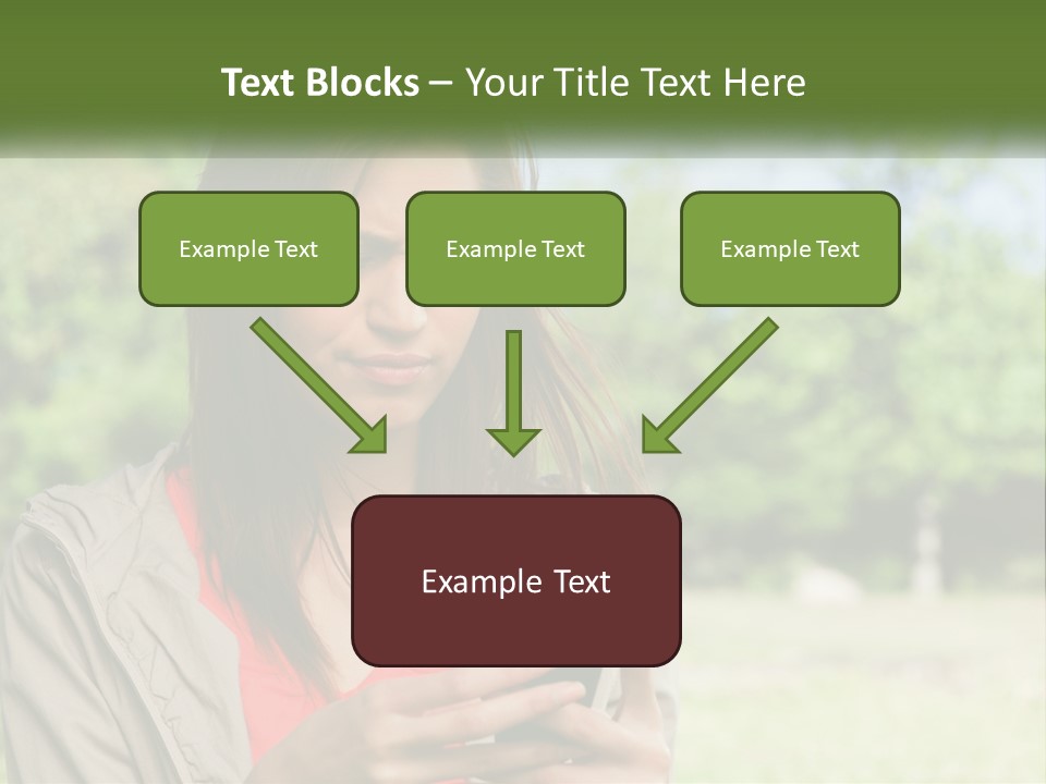 Coast Woman Daughter PowerPoint Template