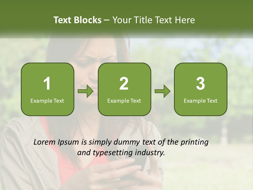 Coast Woman Daughter PowerPoint Template