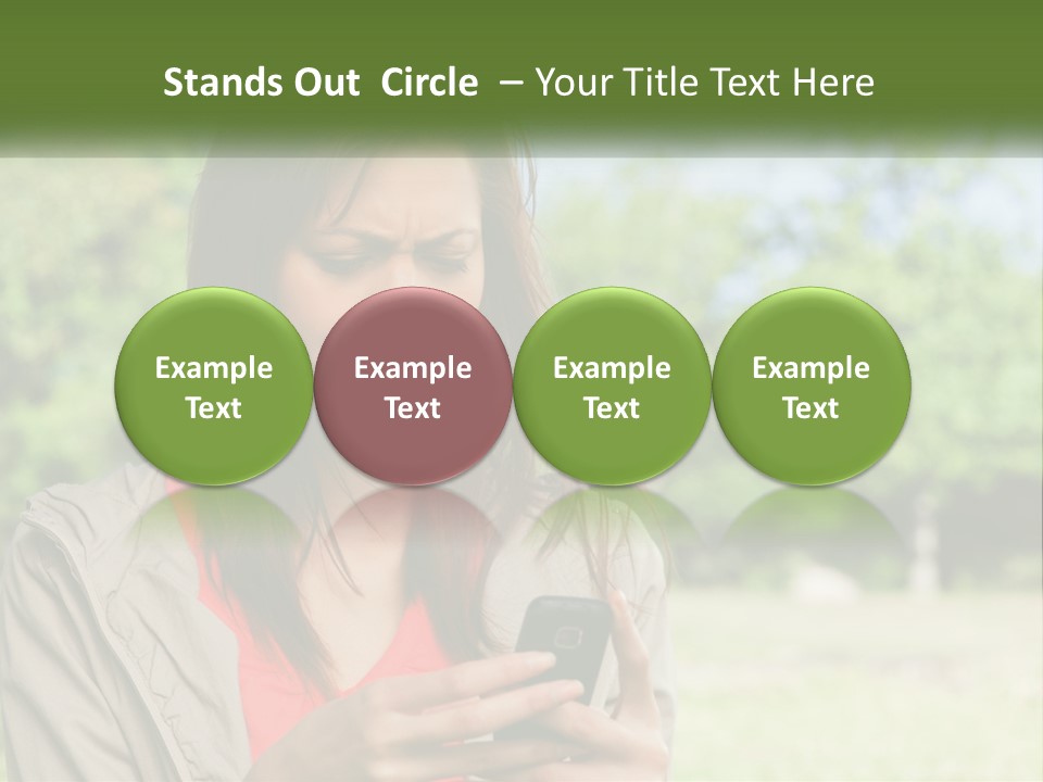 Coast Woman Daughter PowerPoint Template