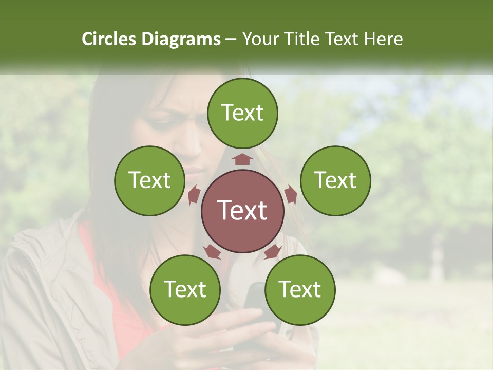 Coast Woman Daughter PowerPoint Template