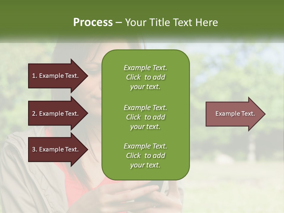 Coast Woman Daughter PowerPoint Template
