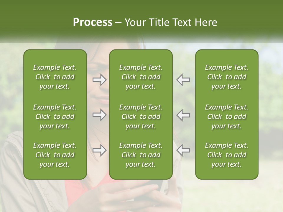 Coast Woman Daughter PowerPoint Template