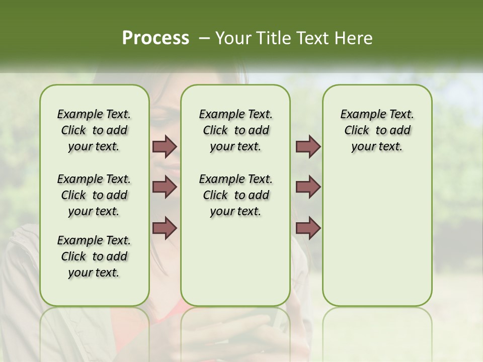 Coast Woman Daughter PowerPoint Template