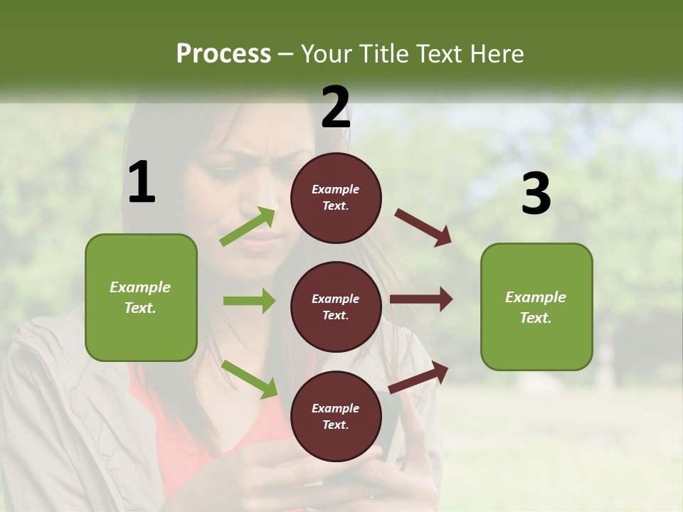 Coast Woman Daughter PowerPoint Template