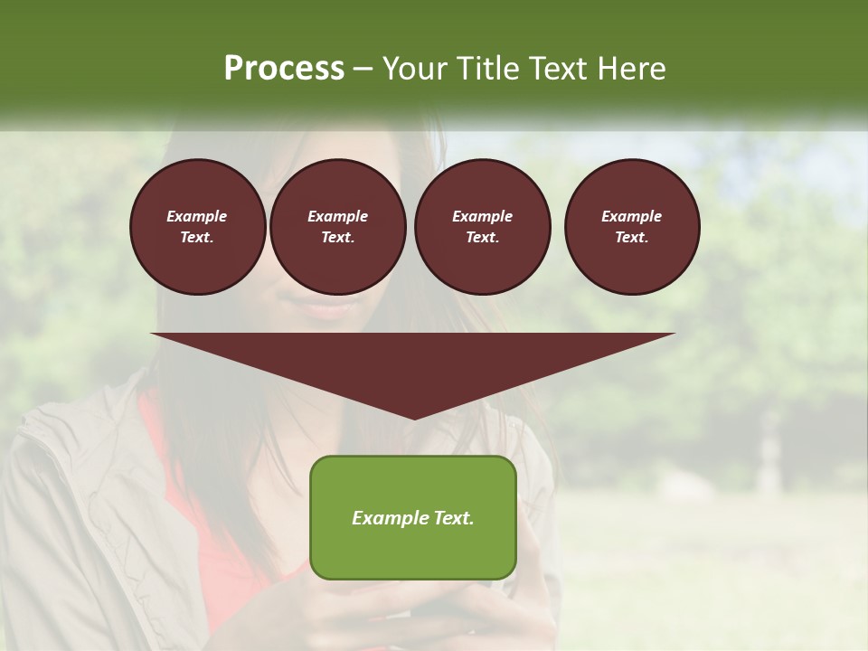 Coast Woman Daughter PowerPoint Template