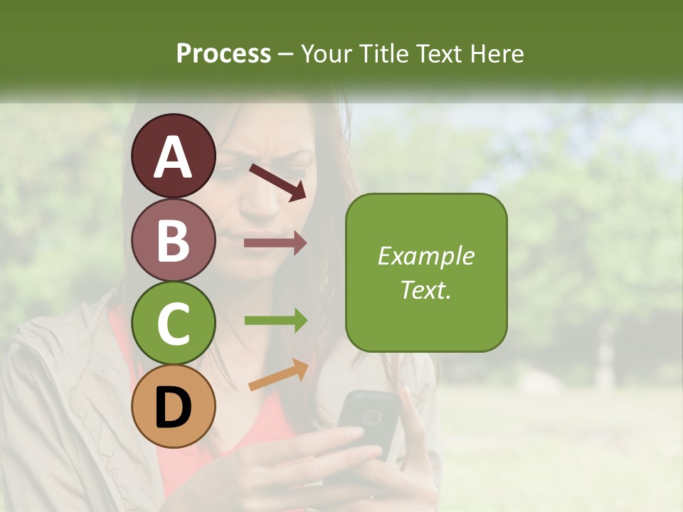 Coast Woman Daughter PowerPoint Template