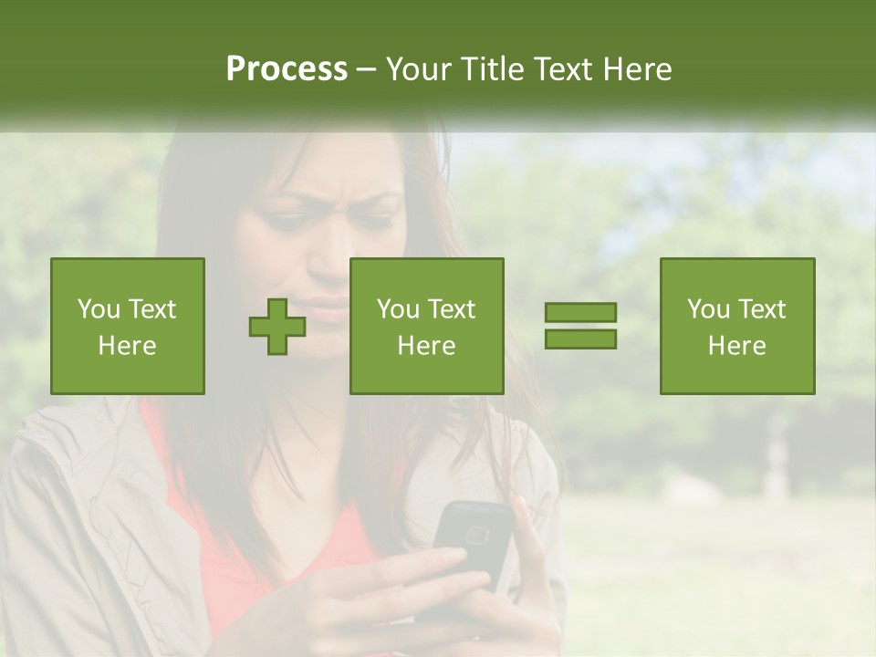 Coast Woman Daughter PowerPoint Template