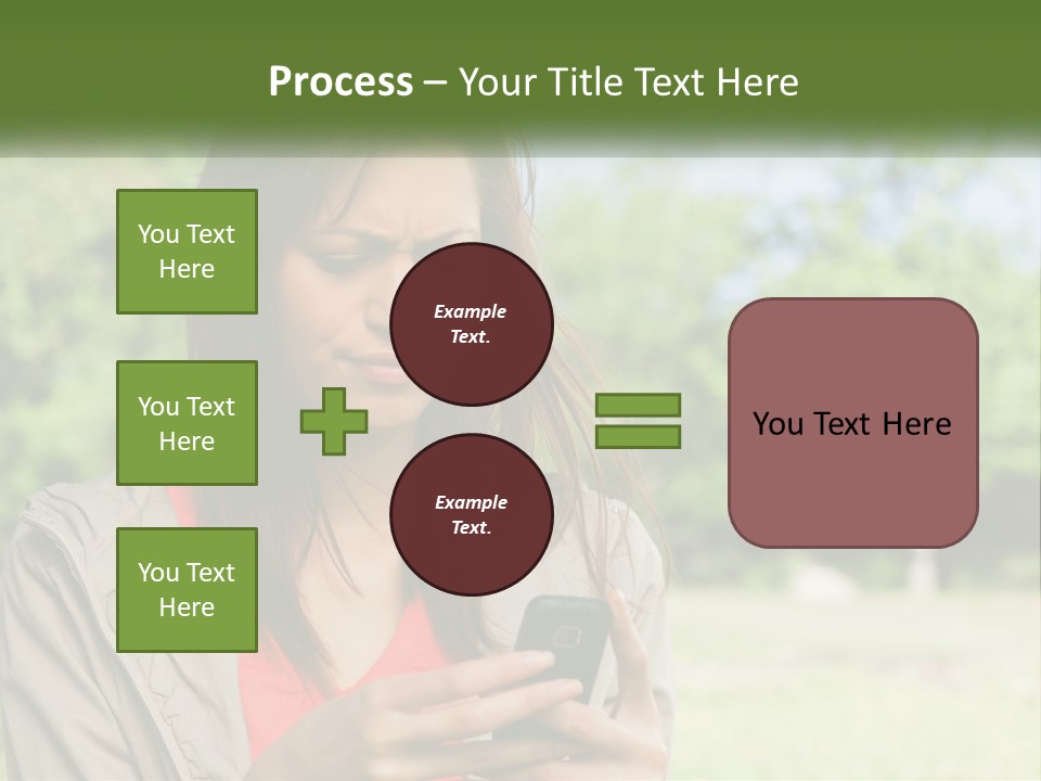 Coast Woman Daughter PowerPoint Template