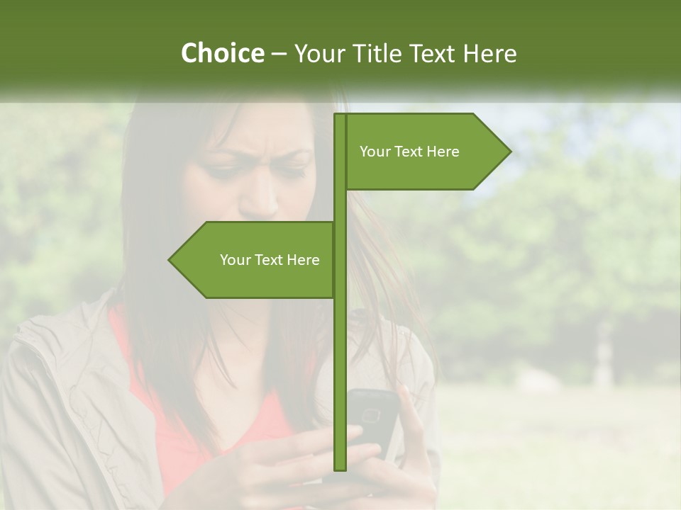 Coast Woman Daughter PowerPoint Template