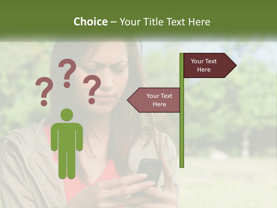 Coast Woman Daughter PowerPoint Template