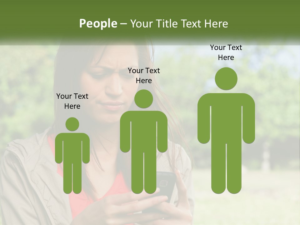 Coast Woman Daughter PowerPoint Template