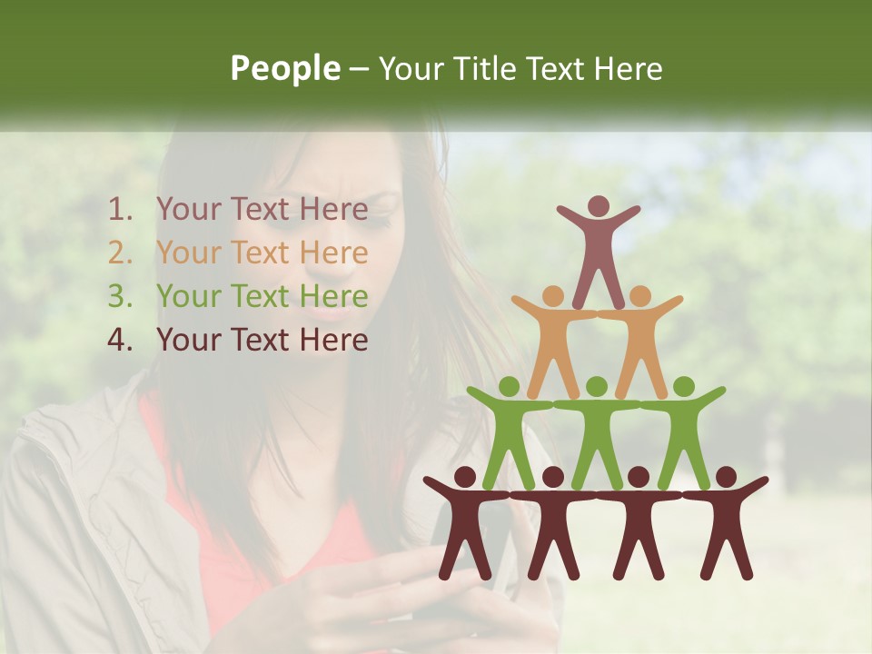 Coast Woman Daughter PowerPoint Template