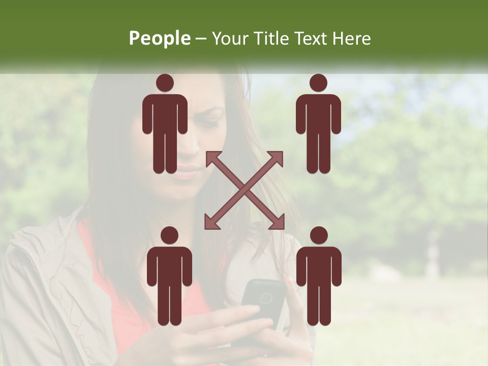 Coast Woman Daughter PowerPoint Template