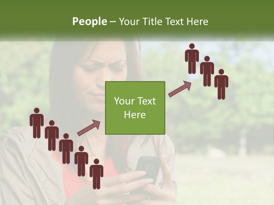 Coast Woman Daughter PowerPoint Template