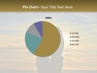 White Sad Sunset PowerPoint Template