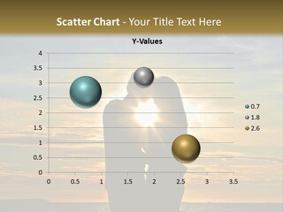 White Sad Sunset PowerPoint Template