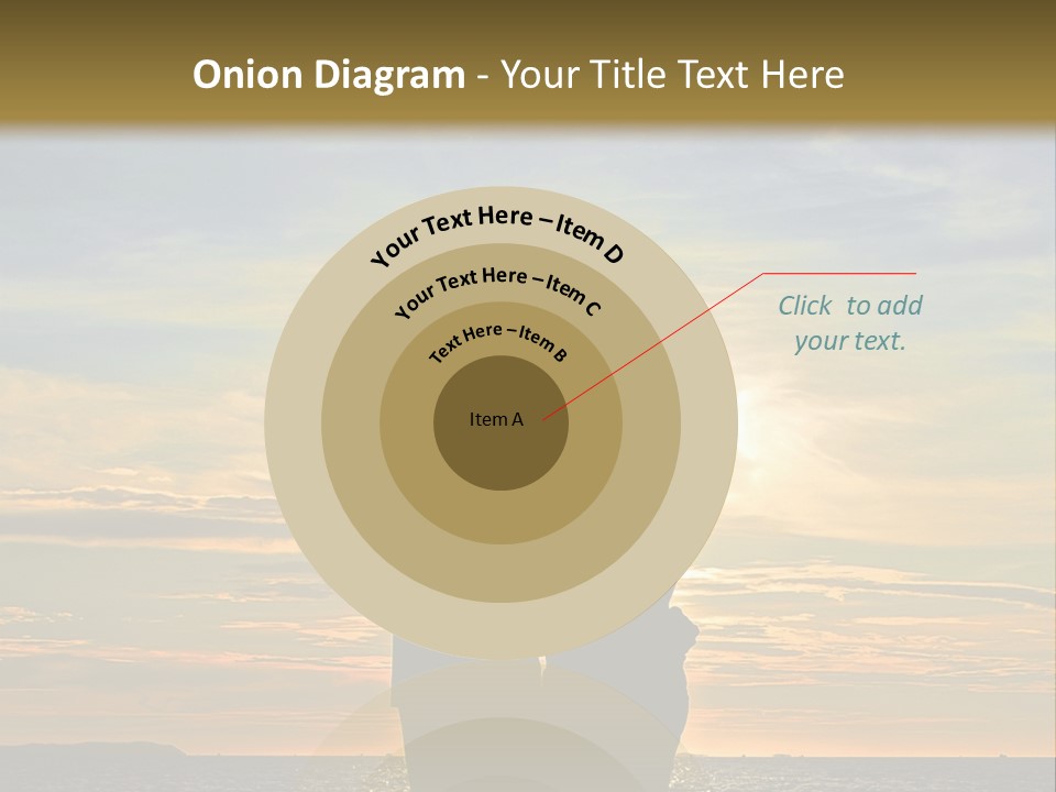 White Sad Sunset PowerPoint Template