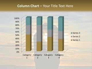 White Sad Sunset PowerPoint Template