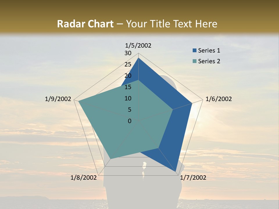 White Sad Sunset PowerPoint Template